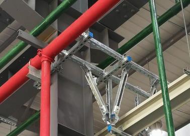 凉城该抗震支架的整体式支吊架结构协调性好